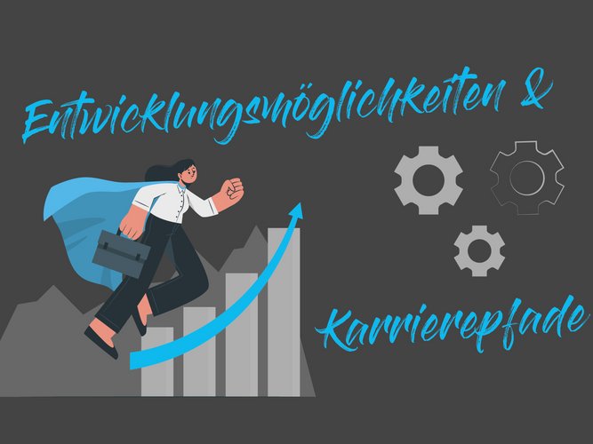 Entwicklungsmöglichkeiten und Karrierepfade Grafik Blogartikel